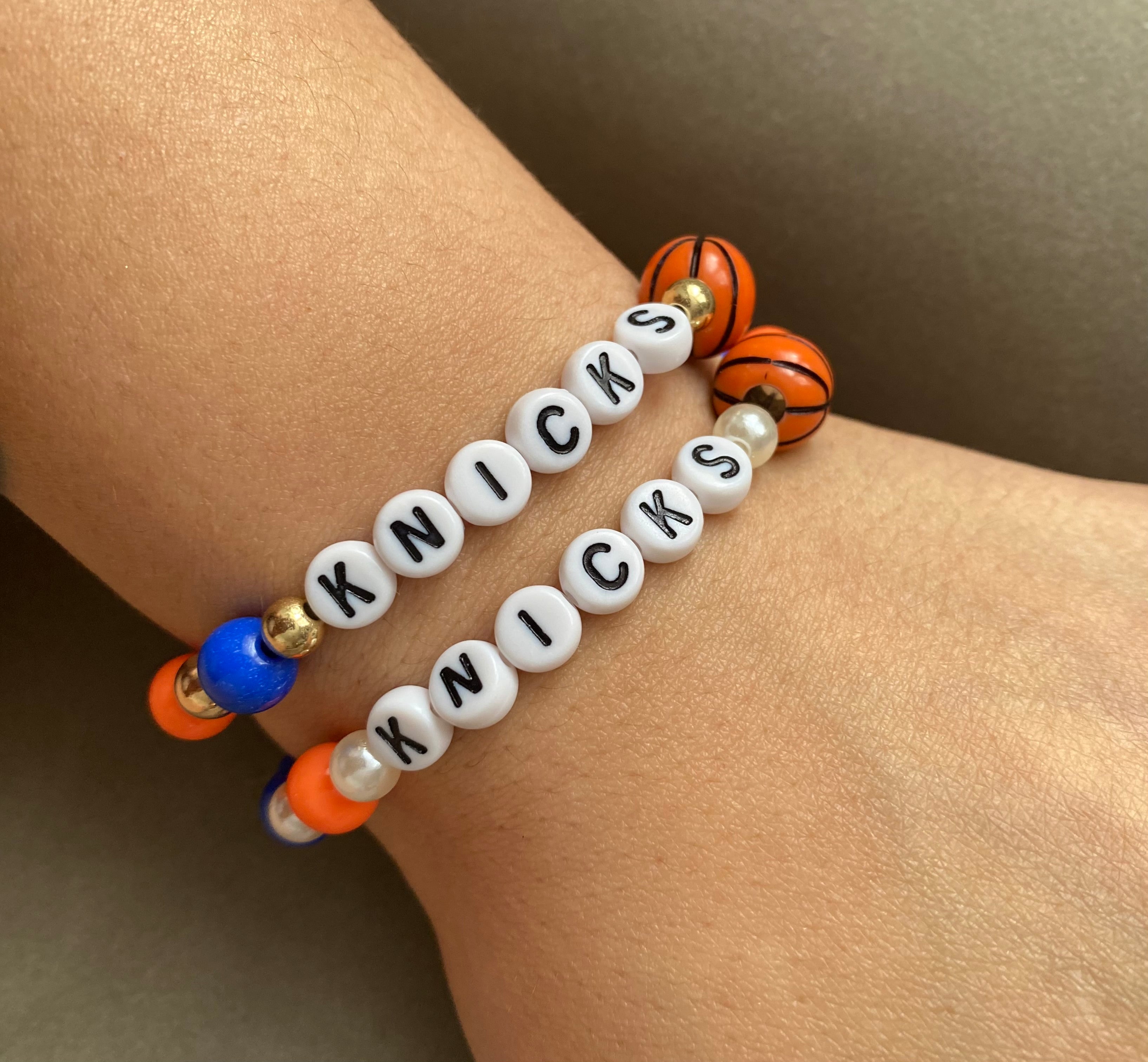 Knicks Bracelet with Pearls